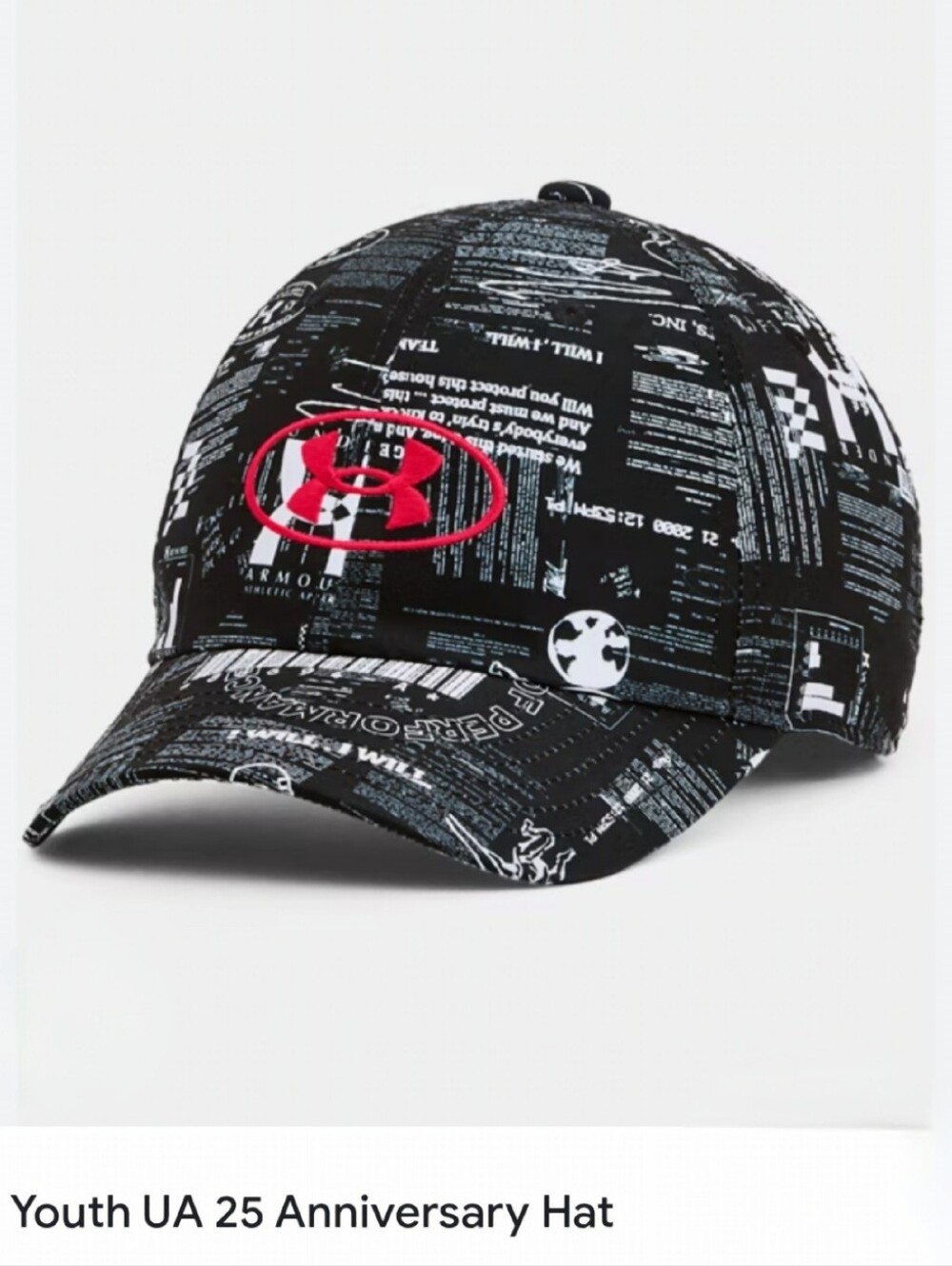 Under Armour Youth 25th Anniversary Black Graphic Hat